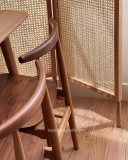 Ghế gỗ sồi + óc chó 02