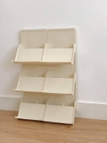 Kệ giày dép nhựa  - màu xám 21.5x18x25cm
