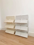 Kệ giày dép nhựa  - màu xám 21.5x18x25cm