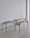 Bench gỗ 04 retro - mặt gỗ chân thép