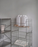 Kệ đựng đồ inox 3 tầng di động