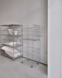Kệ đựng đồ inox 3 tầng di động