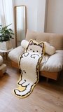 Thảm chân mèo trắng 50x150cm