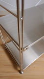 Kệ đứng khung inox- full inox