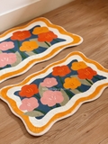 Thảm hoa màu sắc - lớn 50x80cm