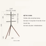 Kệ tv - 3 chân dành cho TV 43-65inch