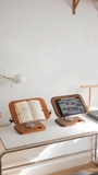 Giá đỡ gỗ 03 máy tính, ipad, sách ...
