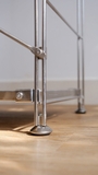 Kệ đứng khung inox- full inox