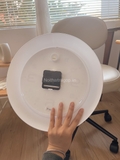 Đồng hồ 8 treo tường trắng IKEA