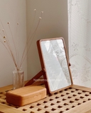 Gương gỗ để bàn 01