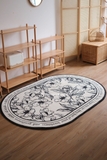 Thảm oval Bắc Âu 05