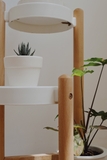 Đôn kê chậu cây 3 tầng - chân màu óc chó cao 90cm