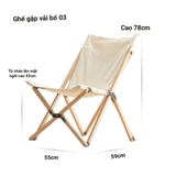 Ghế gập vải bố - mã 03