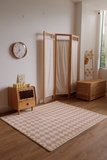 Thảm caro nâu 02