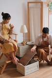 Hộp lưu trữ dã ngoại - xanh lớn