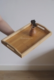 Khay tre có tay cầm - Size lớn