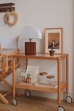 Đèn bàn 11 Wabi Sabi - viền tán đèn màu cà phê
