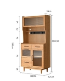 [ORDER] Tủ bếp - Lớn 88cm gỗ anh đào