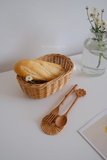 Khay mây bánh mì 02 - lớn 20x30x9cm