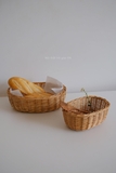 Khay mây bánh mì 02 - lớn 20x30x9cm