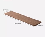 kệ gỗ treo tường gỗ nguyên khối - gỗ óc chó
