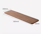 kệ gỗ treo tường gỗ nguyên khối - gỗ óc chó