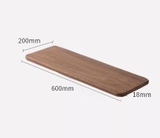 kệ gỗ treo tường gỗ nguyên khối - gỗ óc chó