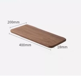 kệ gỗ treo tường gỗ nguyên khối - gỗ óc chó