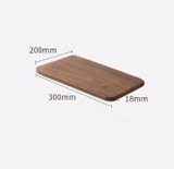 kệ gỗ treo tường gỗ nguyên khối - gỗ óc chó
