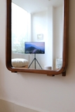 Gương toàn thân 01 gỗ sồi màu walnut (nâu đậm)