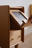 Tab gỗ 14 kính sọc + khe tạp chí