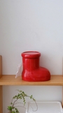 Hộp khăn giấy gốm - boots đỏ