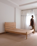 Giường gỗ sồi 01