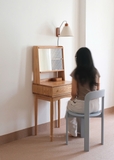 Bàn trang điểm gỗ sồi 01