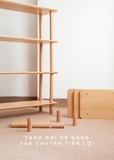 Kệ đứng 07 full gỗ