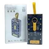 Sạc Dự Phòng Trong Suốt 66W Tích Hợp Đèn Led 20000mAh Sạc Nhanh 2 Cổng USB QC 3.0, 1 Cổng PD3.0 22W Kèm 3 Cáp Sạc