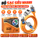 Bộ Sạc Nhanh Storm Flash 30W Kèm Quạt RGB – Củ Sạc USB-C PD3.0, 3 Cổng USB-C/USB-A