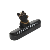 Bảng Số Điện Thoại Ô TÔ BĐB Chó Bulldog Nhựa ABS Kích Thước 13x7CM