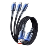 Cáp Sạc Điện Thoại BTS 3 Đầu 66W Dài 120CM