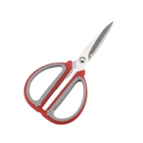 Kéo Cắt Giấy BDX Thép Không Rỉ Đỏ Cán Bọc Cao Su