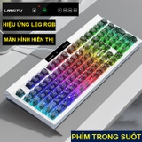 Bàn Phím Máy Tính L102 Hiệu Ứng Led RGB Phím Êm Không Có Tiếng Dây USB 150CM Dài 40x156x410MM Nặng 1098G
