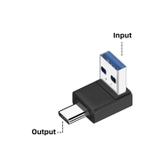 Bộ Chuyển Đổi USB 3.0 Sang Type-C Góc Vuông 90 Độ - Đầu Chuyển USB-A Đực Sang USB-C Cái