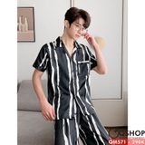 bo-do-pijama-nam-quan-dai-tay-ngan-qm571