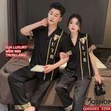 bo-do-ngu-pijama-cap-doi-lua-luxury-mem-min-sang-trong-tay-ngan-quan-dai-qm0003