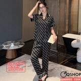 bo-do-ngu-pijama-cap-doi-lua-luxury-mem-min-sang-trong-tay-ngan-quan-dai-qm0005