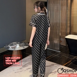bo-do-ngu-pijama-cap-doi-lua-luxury-mem-min-sang-trong-tay-ngan-quan-dai-qm0005