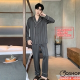 bo-do-ngu-pijama-nam-lua-luxury-cao-cap-sang-trong-quan-dai-tay-dai-qm0014