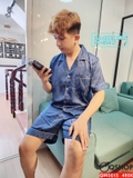 qm0015-bo-do-ngu-pijama-nam-lua-satin-mem-quan-ngan