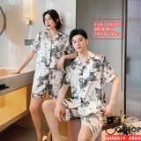bo-do-ngu-pijama-cap-doi-lua-luxury-cao-cap-quan-ngan-tay-ngan-sang-trong-qm0019