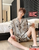 bo-do-ngu-pijama-nam-lua-luxury-mem-min-sang-trong-tay-ngan-quan-ngan-qm0020